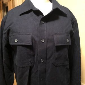 LL Bean fleece button down shirt